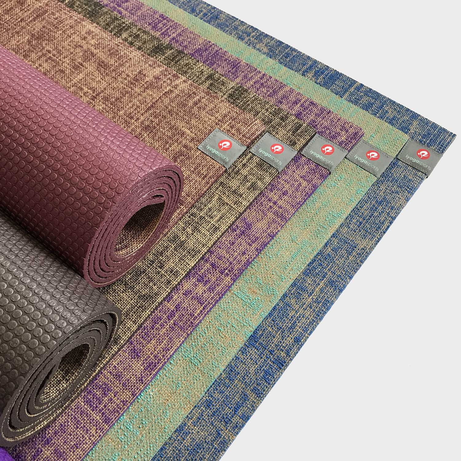 Esterilla de yoga de yute natural de 5mm