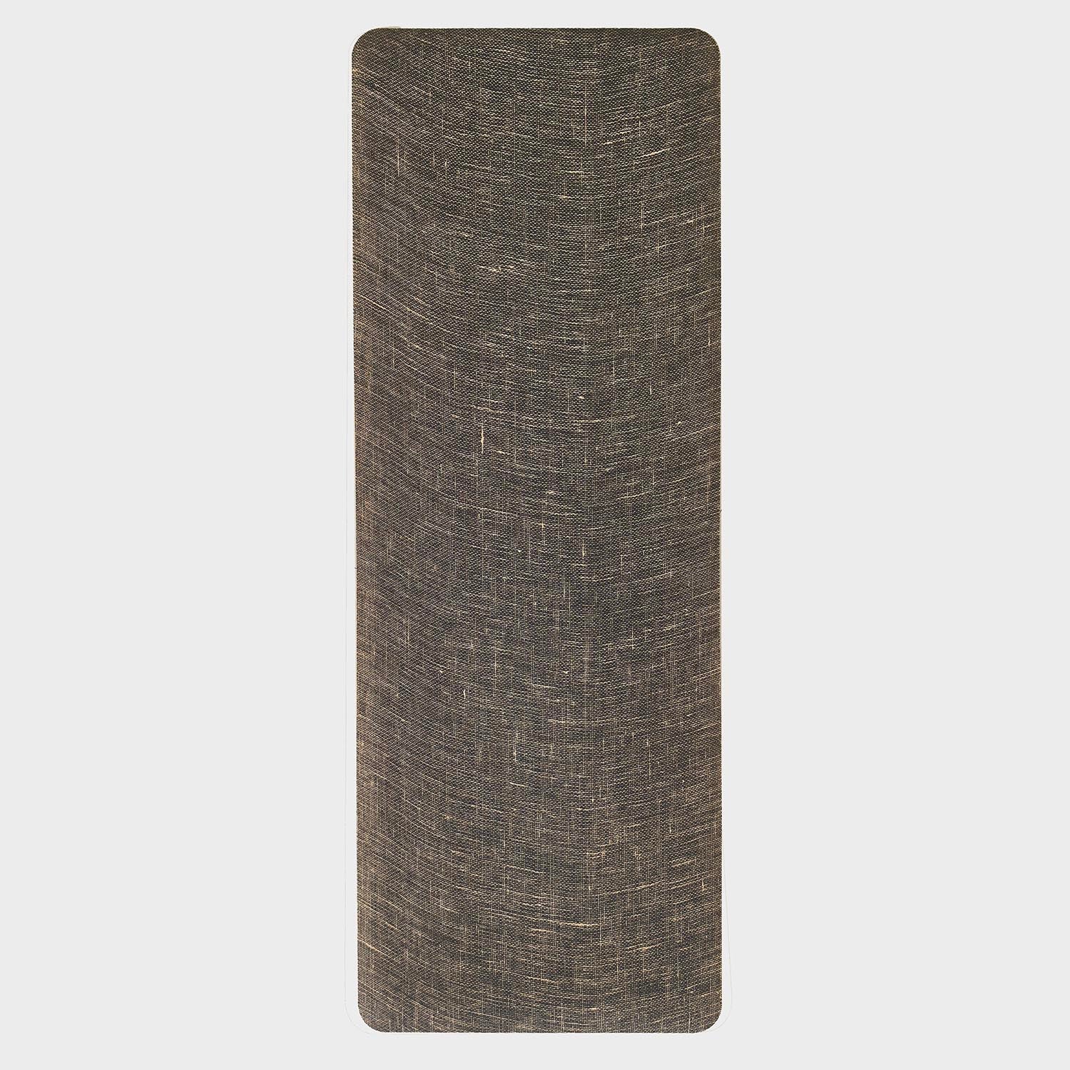 Alfombra de goma natural de yute de 4 mm (ancho extra)