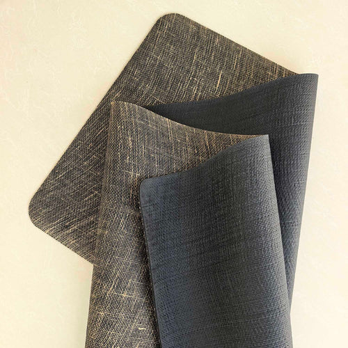 Alfombra de goma natural de yute de 4 mm (ancho extra)